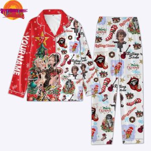 Rolling Stone Music Christmas Pajama Set 3