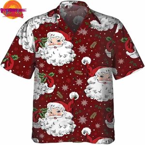 Santa Claus Christmas Hawaiian Shirt Vacation 3