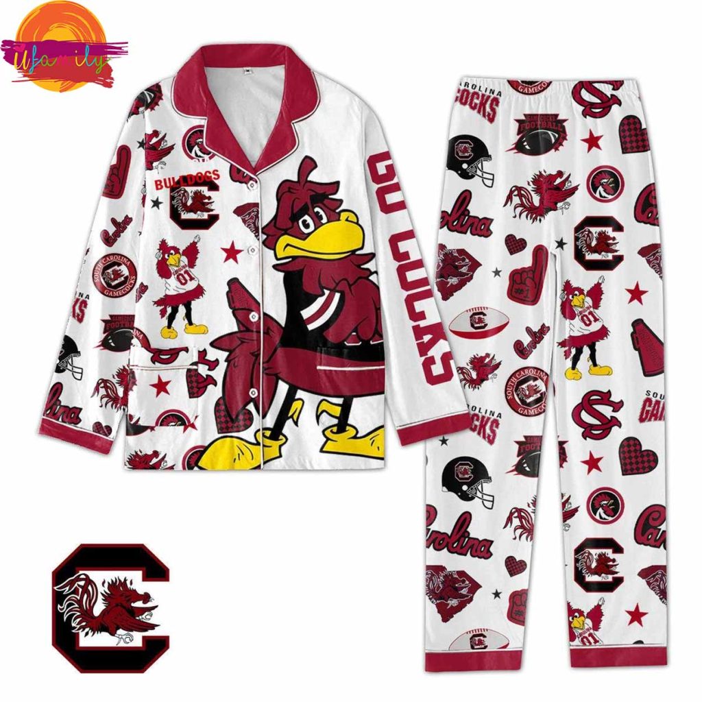 South Carolina Gamecocks 2024 Go Cocks NCAA Family Pajamas Set