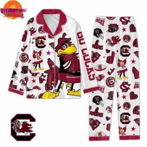 South Carolina Gamecocks 2024 Go Cocks NCAA Family Pajamas Set 1