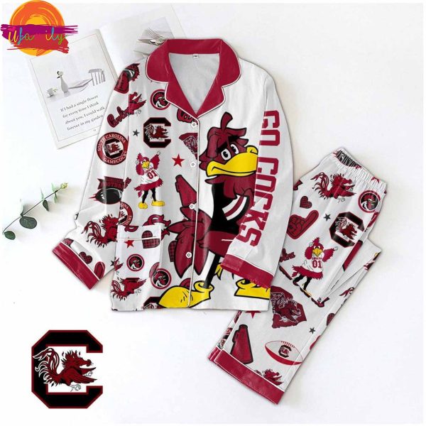 South Carolina Gamecocks 2024 Go Cocks NCAA Family Pajamas Set