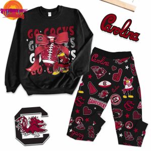 South Carolina Gamecocks NCAA Long Sleeve Pajamas Set For Men