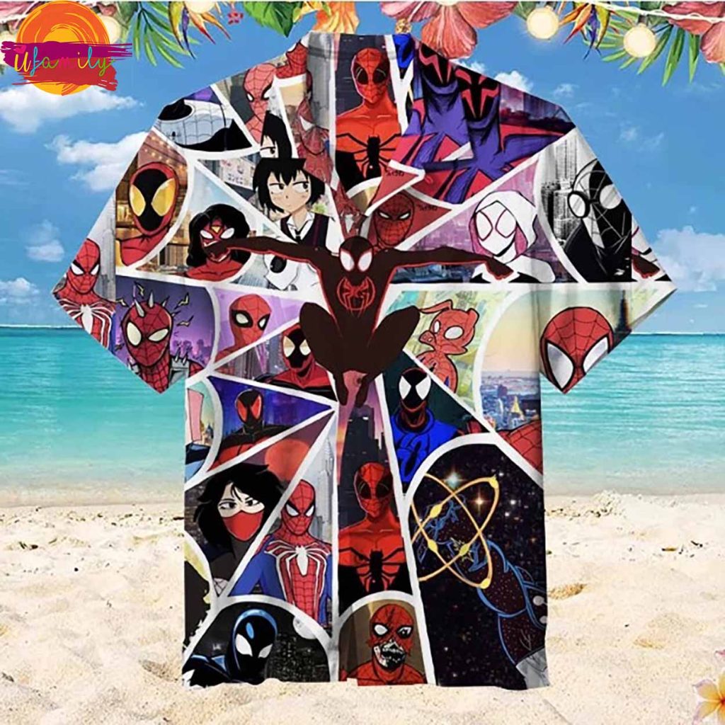 Spider-Man Across The Spider-Verse Tropical Hawaiian Shirt