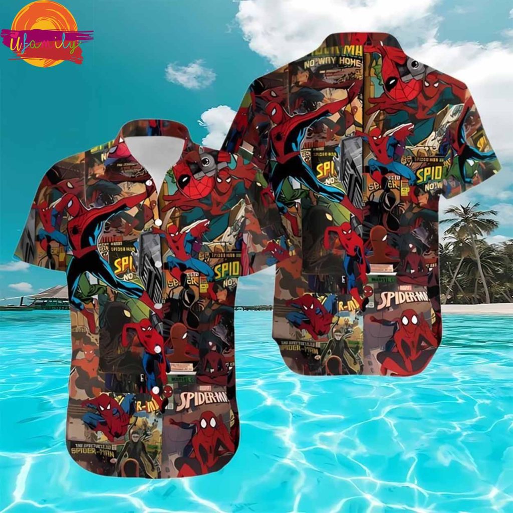 Spider Man Summer Hawaiian Shirt Unique Design