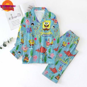 Spongebob Squarepants Long Sleeve Pajama Set 1