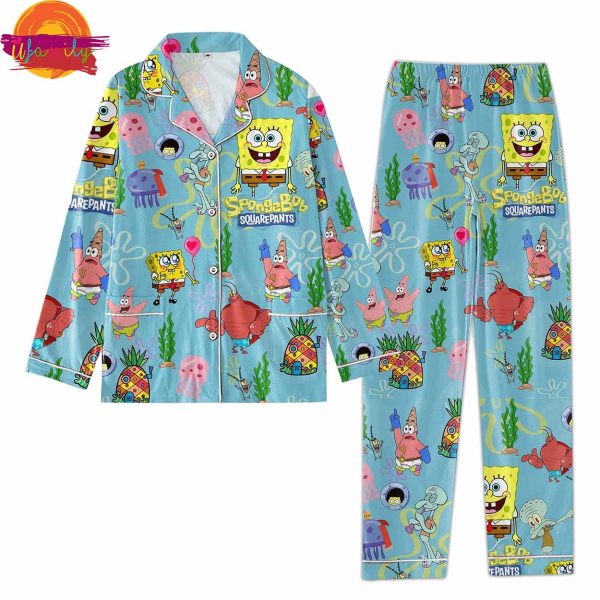 Spongebob Squarepants Long Sleeve Pajama Set