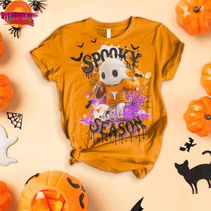 Spooky Halloween Football T Shirt Pajama Set 2