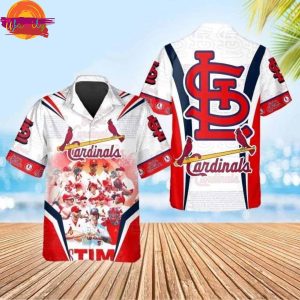 St. Louis Cardinals Commemorative Edition Tropical Hawaiian Shirt