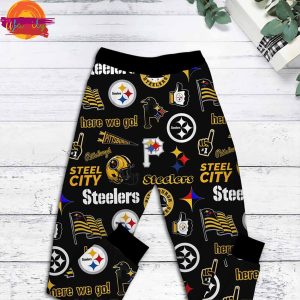 Steelers Kind Of Girl NFL Pajamas Set 3