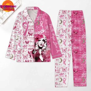 Stevie Nicks Breast Cancer Awareness Music Pajama Set 2