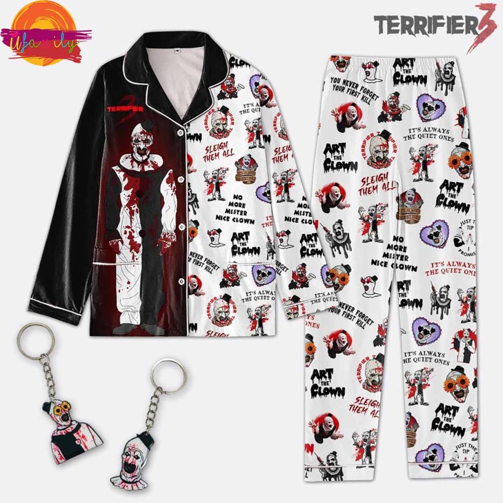 Terrifier 3 Movie Pajama Set