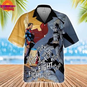 The Fight Of Batman And Superman Hawaiian Shirt