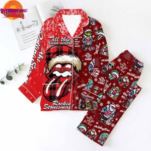 The Rolling Stones Grinch Rockin’ Christmas Pajama Set