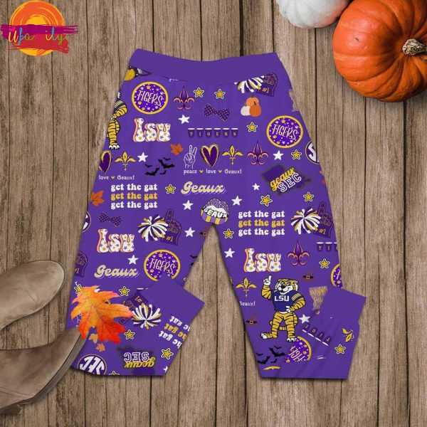 This Is Boo Sheet LSU Tigers T Shirt Pajama Set