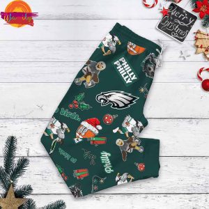 This Is My Eagles Christmas Watching Shirt Christmas Pajama Set 3