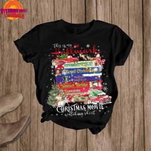 This Is my Hallmark Christmas Movie Watching Shirt T Shirt Pajama Set