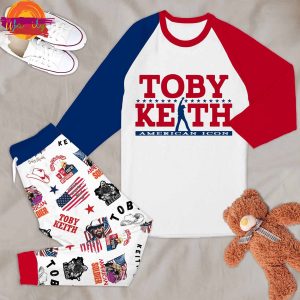 Toby Keith American Icon Long Sleeve Pajama Set 1