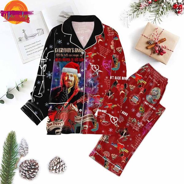 Tom Petty Music Christmas Pajama Set