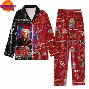 Tom Petty Music Christmas Pajama Set 2