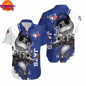 Toronto Blue Jays Jack Skellington Hawaiian Shirt Style