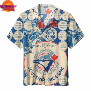 Toronto Blue Jays Vintage Hawaiian Shirt Style