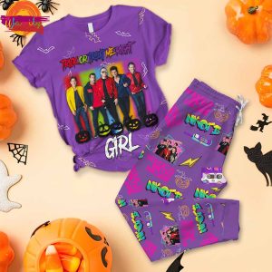 Trick Or Treat We Right NKOTB T Shirt Pajamas Set 1