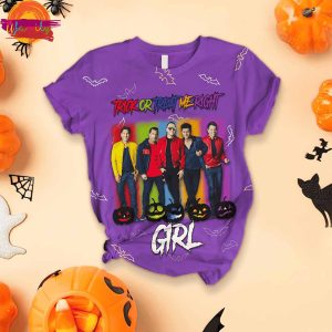 Trick Or Treat We Right NKOTB T Shirt Pajamas Set 2