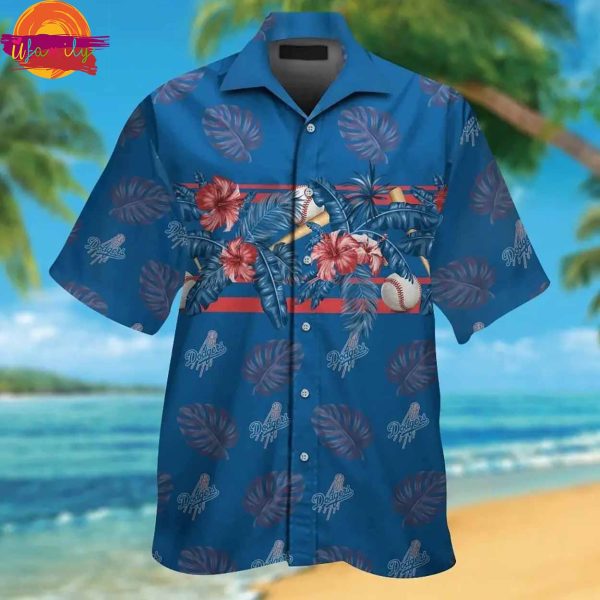 Tropical Baseball LA Dodgers Hawaiian Style