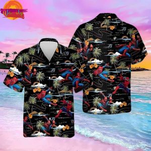 Tropical Spider Man Hawaiian Shirt For Men Women