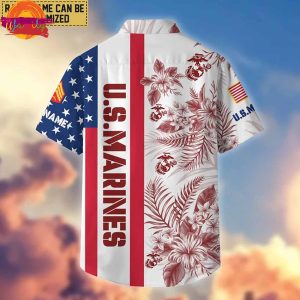 US Marines Hawaiian Shirt Gifts For Veterans Day 2