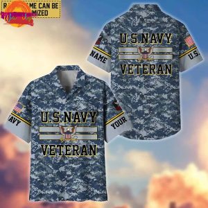 US Navy Hawaiian Shirt Gifts For Dad 1