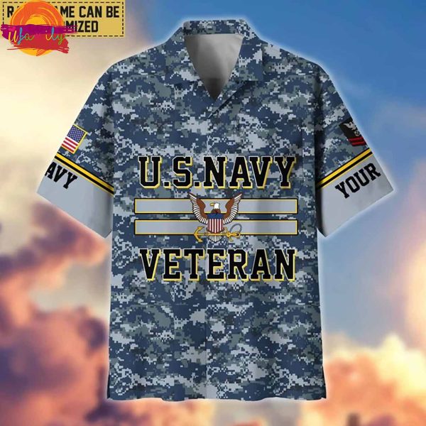 US Navy Hawaiian Shirt Gifts For Dad