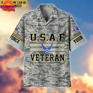 USAF Veteran Hawaiian Shirt Style