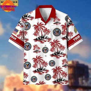 Unique Proudly Served US Veterans Hawaiian Shirt Style 2