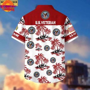 Unique Proudly Served US Veterans Hawaiian Shirt Style 3