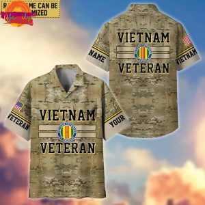 Vietnam Veteran Hawaiian Shirt Gifts For Dad 1