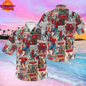 Vintage Superheroes Movie Amazing Spiderman Hawaiian Shirt