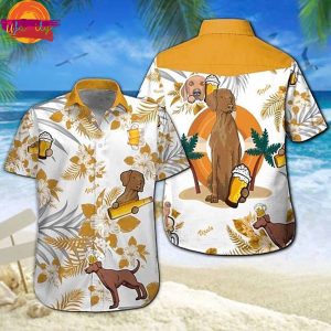 Vizsla Beer Hawaiian Shirt Summer Style