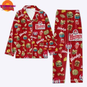 Wendys Fast Food Holiday Pajamas Set 2