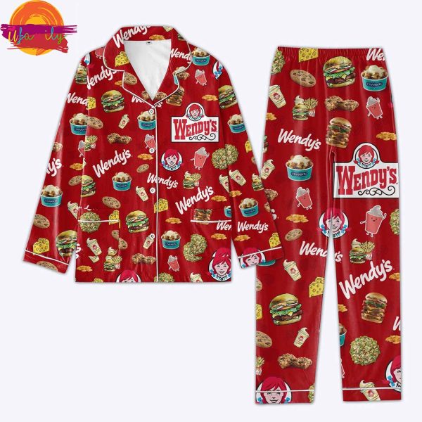 Wendy’s Fast Food Holiday Pajamas Set