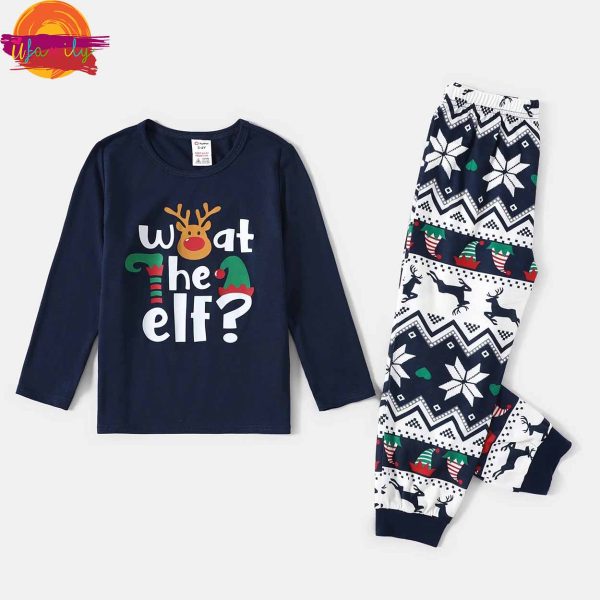 What The Elf Christmas Family Pajama Set