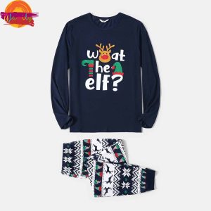 What The Elf Christmas Family Pajama Set 3