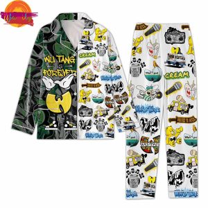 Wu Tang Forever Pajamas Long Sleeve Set 2 1