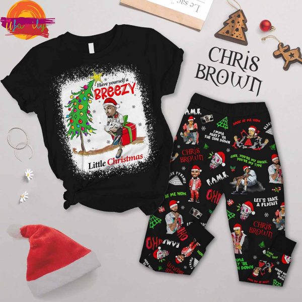 Merry Christmas Chris brown T Shirt Pajama Set – Music Lovers