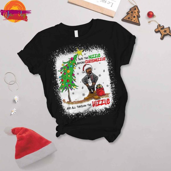 Snoop Dogg Twas The Nizzle Before Christmizzle T Shirt Pajama Set – Music Pjajama