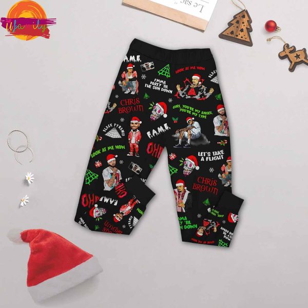 Merry Christmas Chris brown T Shirt Pajama Set – Music Lovers