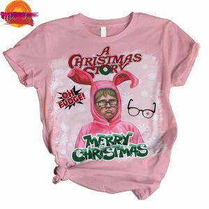 A Christmas Story Merry Christmas T Shirt Pajama Set 3