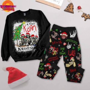 A Very Korn Kristmas Christmas Long Sleeve Pajama Set