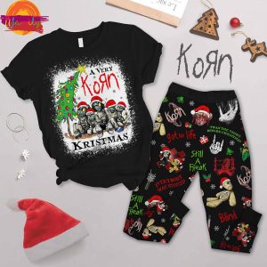 A Very Korn Kristmas Christmas T Shirt Pajama Set 1