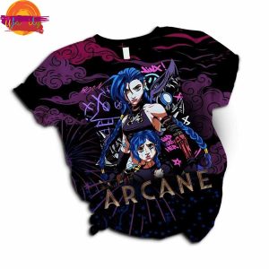 Arcane League Of Legends T Shirt Pajama Soft Fabric 3